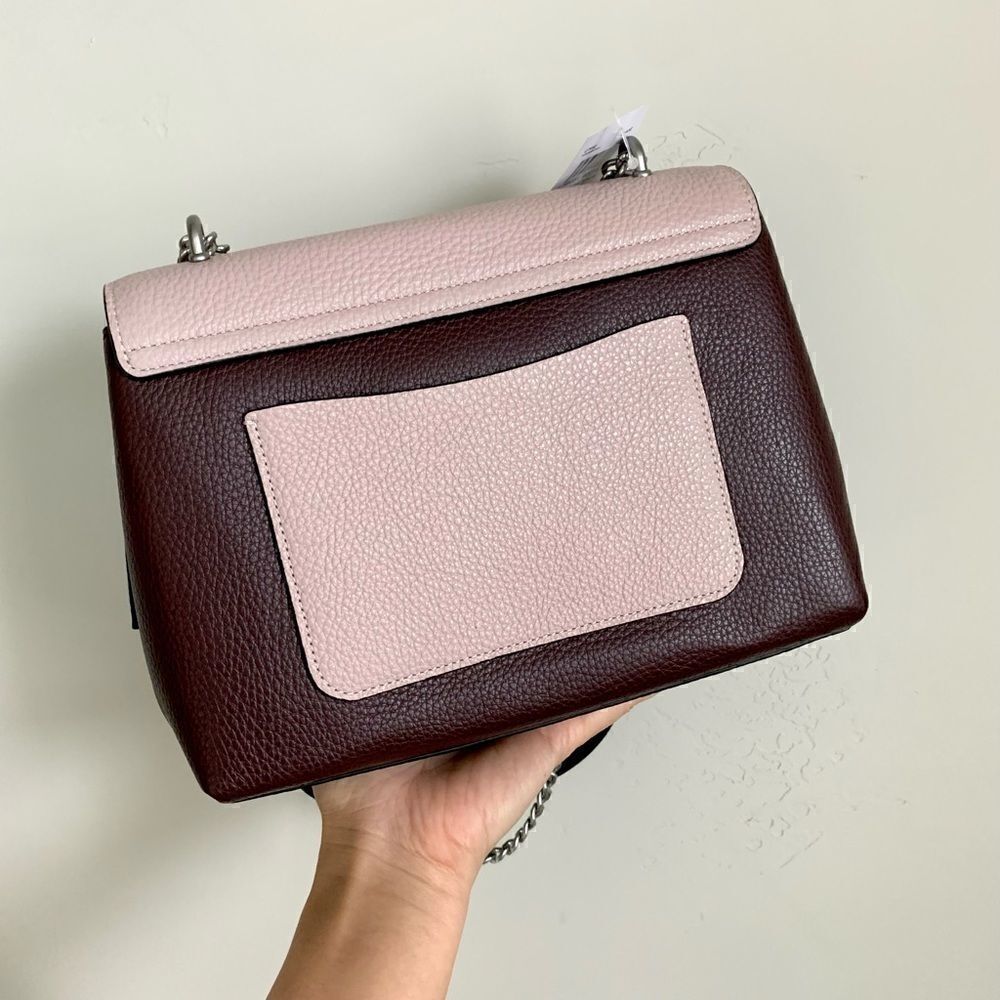 New Coach Leather Shoulder & Crossbody Bag In Colorblock - Picture 4 of 16